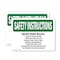 Signmission Skate Park Rules Skate At Your Own Risk, 14 in W x Rectangle, Vinyl Decal OS-2PACK-SI-D-1014-L-11453 - alternate 1